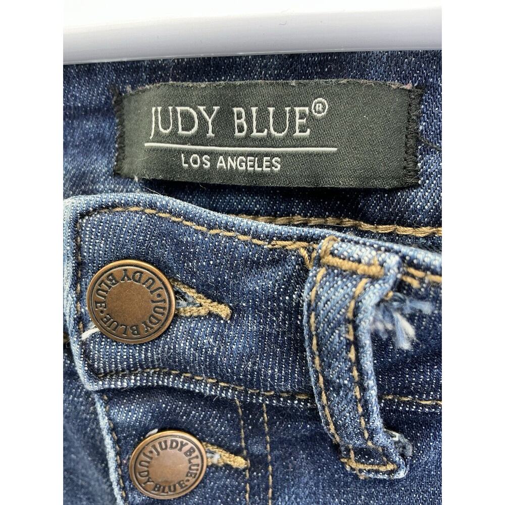 Judy Blue Skinny Jeans High Rise Dark Wash Women’s Size 7/28 - Picture 9 of 10